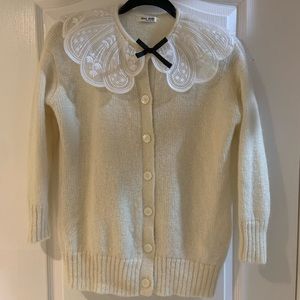 MiuMiu cardigan sweater size s